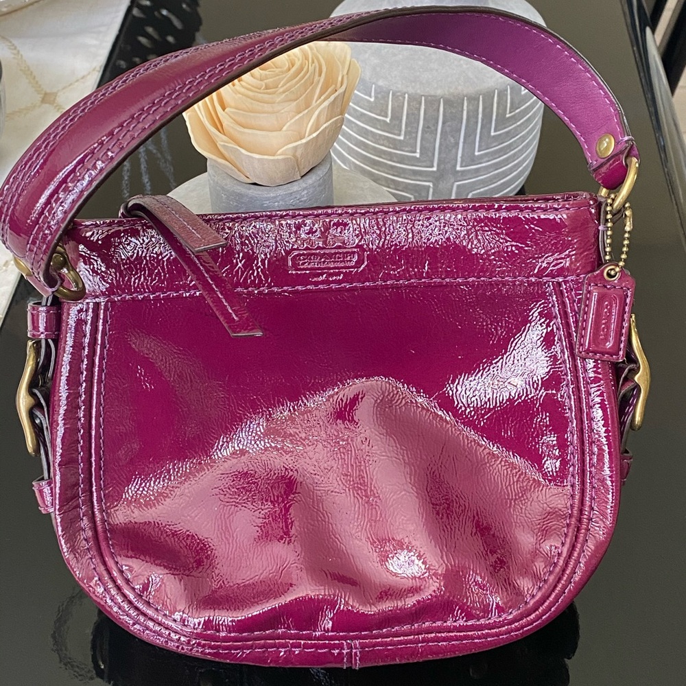 Authentic Coach Patent Leather Small handbag